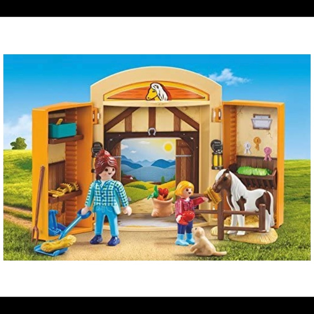 Play mobile Pony Stable Play Box